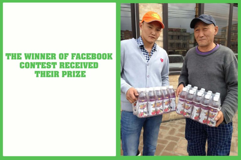 The winner of facebook contest received their prize